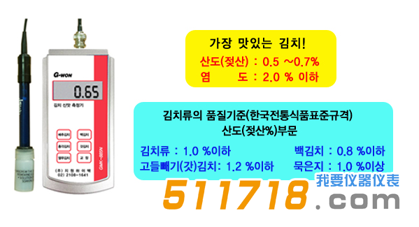 韓國(guó)G-WON GMK-885N泡菜酸度計(jì)1.png